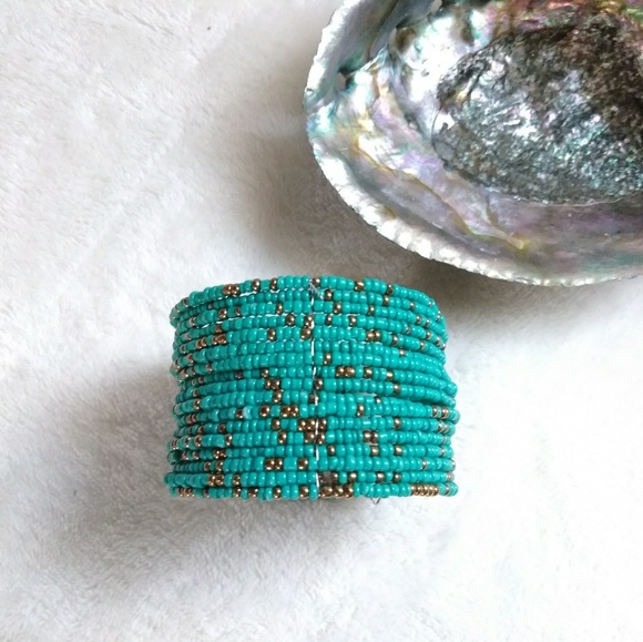 Zoey Zoso Jewelry - Boho Beaded Bangle Bracelet